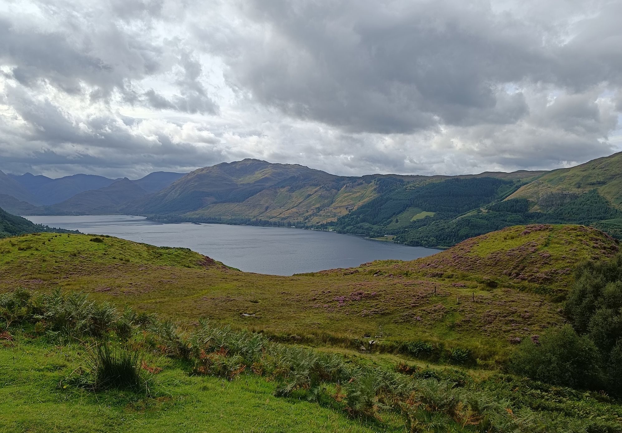 WIEKA BRYTANIA Szkocja – wyspa Skye – góry, woda i wrzosy